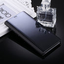 For Galaxy Note 8 Electroplating Mirror Horizontal Flip Leather Case with Sleep / Wake-up & Holder Function(Black)
