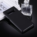 For Galaxy Note 8 Electroplating Mirror Horizontal Flip Leather Case with Sleep / Wake-up & Holder Function(Black)