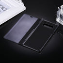 For Galaxy Note 8 Electroplating Mirror Horizontal Flip Leather Case with Sleep / Wake-up & Holder Function(Black)