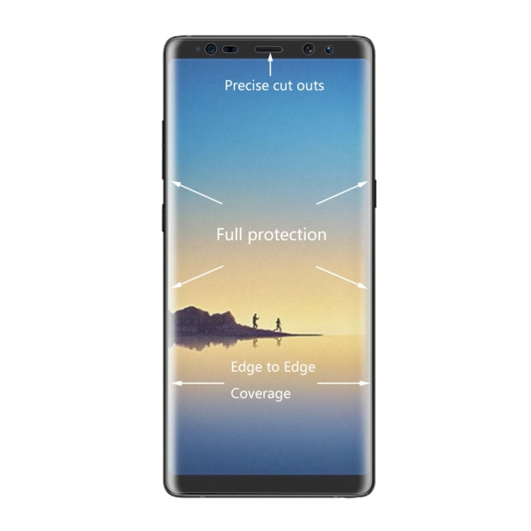 ENKAY Hat-Prince for Galaxy Note 8 PET Full Screen Curved Heat Bending HD Screen Protector