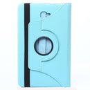 For Galaxy Tab A 10.1 / T580 Litchi Texture 360 Degree Rotating Horizontal Flip Leather Case with Holder(Baby Blue)