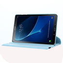For Galaxy Tab A 10.1 / T580 Litchi Texture 360 Degree Rotating Horizontal Flip Leather Case with Holder(Baby Blue)