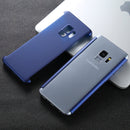 For Galaxy S9 Frosted PC Hard Fully Wrapped Protective Case Cover (Blue)