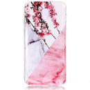 Marble Pattern Soft TPU Case For Galaxy J8 (2018)(Plum Blossom)
