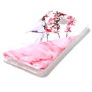 Marble Pattern Soft TPU Case For Galaxy J8 (2018)(Plum Blossom)
