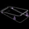 Magnetic Metal Frame Tempered Glass Case for Galaxy S8(Black)