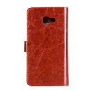 For Galaxy A3 (2017) / A320 Crazy Horse Texture Horizontal Flip PU Leather Case with Holder & Card Slots & Wallet & Photo Frame & Lanyard & Magnetic Buckle (Brown)