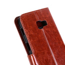 For Galaxy A3 (2017) / A320 Crazy Horse Texture Horizontal Flip PU Leather Case with Holder & Card Slots & Wallet & Photo Frame & Lanyard & Magnetic Buckle (Brown)