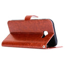 For Galaxy A3 (2017) / A320 Crazy Horse Texture Horizontal Flip PU Leather Case with Holder & Card Slots & Wallet & Photo Frame & Lanyard & Magnetic Buckle (Brown)