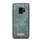 CaseMe for Galaxy S9+ Detachable Multifunctional Horizontal Flip Leather Case with Card Slot & Holder & Zipper Wallet & Photo Frame(Blue)