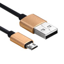 30cm to 100cm High Speed Spring Style Micro USB to USB 2.0 Flexible Elastic Spring Coiled Cable USB Data Sync Cable , For Galaxy, Huawei, Xiaomi, LG, HTC, Sony and Other Smart Phones(Gold)