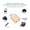 Aluminum Shell 3.5mm Jack External USB Sound Card HIFI Magic Voice 7.1 Channel Adapter Free Drive for Computer, Desktop, Speakers, Headset, Microphone(Gold)