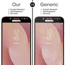 For Galaxy J7 (2017) (EU Version) 0.26mm 9H Surface Hardness 2.5D Curved Silk-screen Full Screen Tempered Glass Screen Protector(Black)