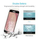 For Galaxy J7 (2017) (EU Version) 0.26mm 9H Surface Hardness 2.5D Curved Silk-screen Full Screen Tempered Glass Screen Protector(Black)