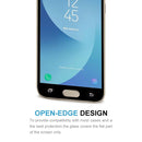 For Galaxy J7 (2017) (EU Version) 0.26mm 9H Surface Hardness 2.5D Curved Silk-screen Full Screen Tempered Glass Screen Protector(Black)