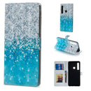 Sea and Sand Pattern Horizontal Flip Leather Case for Galaxy A9 (2018), with Holder & Card Slots & Photo Frame & Wallet