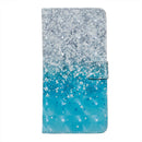 Sea and Sand Pattern Horizontal Flip Leather Case for Galaxy A9 (2018), with Holder & Card Slots & Photo Frame & Wallet