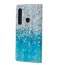 Sea and Sand Pattern Horizontal Flip Leather Case for Galaxy A9 (2018), with Holder & Card Slots & Photo Frame & Wallet