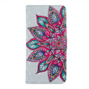Half Flower Pattern Horizontal Flip Leather Case for Galaxy A9 (2018), with Holder & Card Slots & Photo Frame & Wallet
