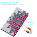 Half Flower Pattern Horizontal Flip Leather Case for Galaxy A9 (2018), with Holder & Card Slots & Photo Frame & Wallet
