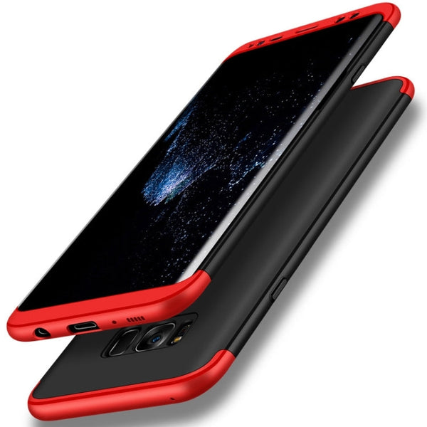 GKK for Galaxy S8 PC Three - paragraph Shield 360 Degrees Full Coverage Protective Case Back Cover