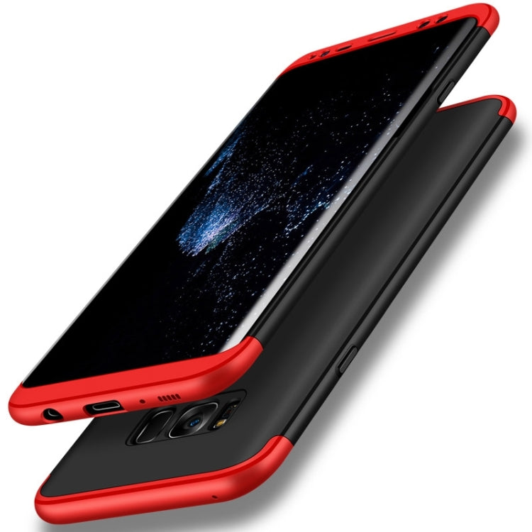 GKK for Galaxy S8 PC Three - paragraph Shield 360 Degrees Full Coverage Protective Case Back Cover