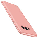 GKK for Galaxy S8 PC Three - paragraph Shield 360 Degrees Full Coverage Protective Case Back Cover(Rose Gold)
