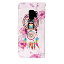 For Galaxy S9 Gloss Oil Embossed Bells Owl Pattern Horizontal Flip Leather Case with Holder & Card Slots & Wallet