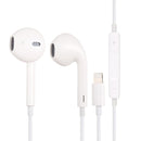 8 Pin Interface Stereo Music Earphone(White)