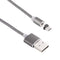 360 Degree Rotation 1m Weave Style Micro USB to USB 2.0 Strong Magnetic Charger Cable with LED Indicator for Samsung Galaxy S7 & S7 Edge / LG G4 / Huawei P8 / Xiaomi Mi4 and other Smartphones (Grey)