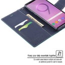 GOOSPERY Horizontal Flip Leather Case for Galaxy Note 9, with Holder & Card Slots & Wallet(Mint Green)