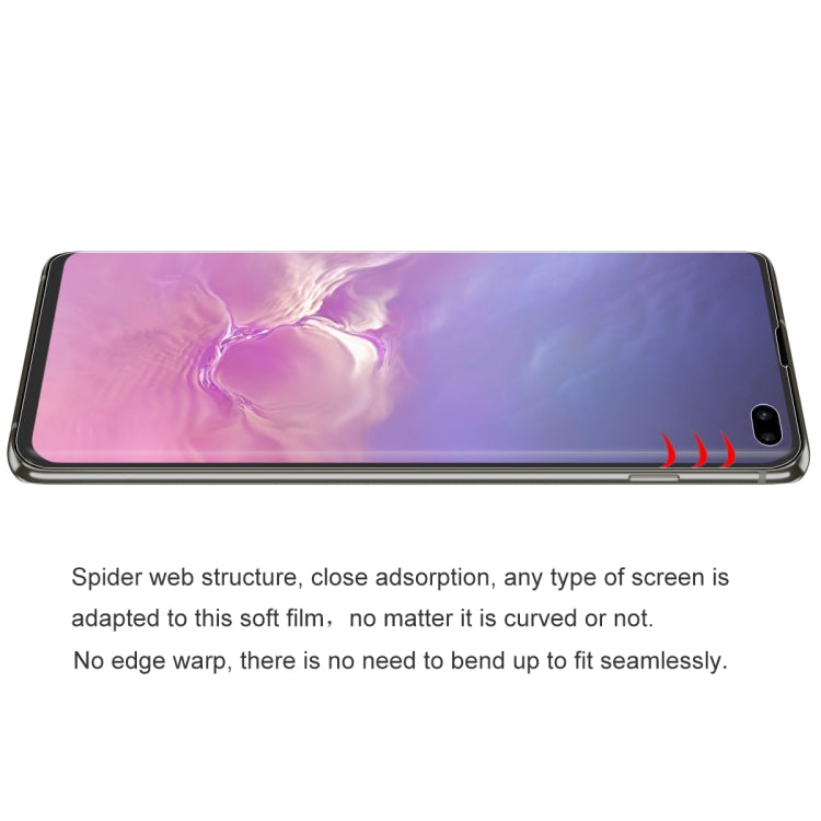 ENKAY Hat-Prince 0.1mm 3D Full Screen Protector Explosion-proof Hydrogel Film for Galaxy S10+, TPU+TPE+PET Material