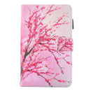 For Galaxy Tab A 10.1 (2016) / T580 Peach Blossom Pattern Horizontal Flip Leather Case with Holder & Card Slots & Pen Slot