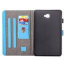 For Galaxy Tab A 10.1 (2016) / T580 Peach Blossom Pattern Horizontal Flip Leather Case with Holder & Card Slots & Pen Slot