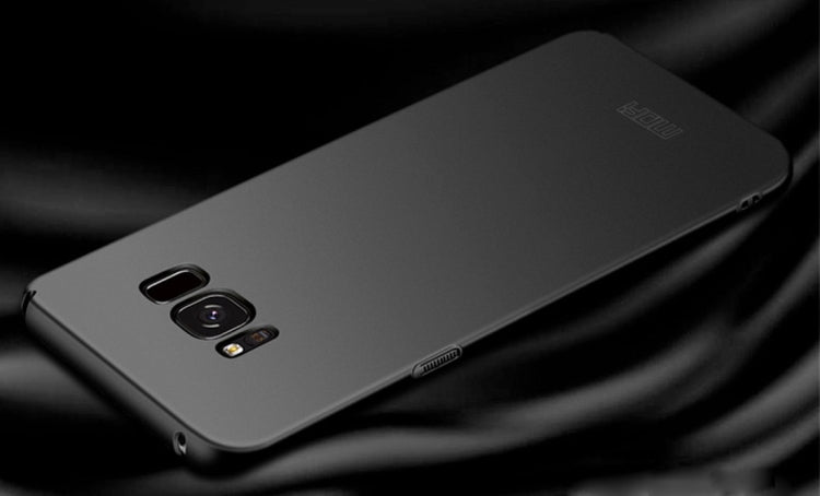 MOFI For Galaxy S8 Frosted PC Ultra-thin Edge Fully Wrapped Up Protective Case Back Cover(Black)