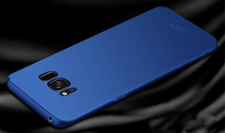 MOFI For Galaxy S8 Frosted PC Ultra-thin Edge Fully Wrapped Up Protective Case Back Cover(Blue)