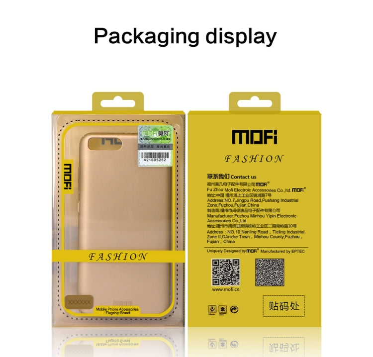 MOFI For Galaxy S8 Frosted PC Ultra-thin Edge Fully Wrapped Up Protective Case Back Cover(Blue)