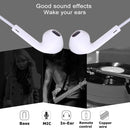 M25 USB-C / Type-C Interface Stereo Dynamic Bass Earphone with Mic(White)