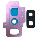 10 PCS Camera Lens Cover for Galaxy S9+ / G9650(Purple)