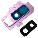 10 PCS Camera Lens Cover for Galaxy S9+ / G9650(Purple)