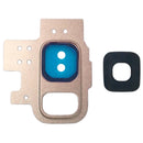 10 PCS Camera Lens Cover for Galaxy S9 / G9600(Gold)