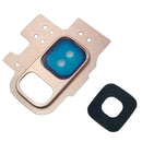 10 PCS Camera Lens Cover for Galaxy S9 / G9600(Gold)