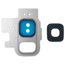 10 PCS Camera Lens Cover for Galaxy S9 / G9600(Silver)