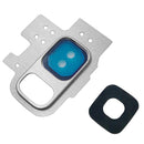 10 PCS Camera Lens Cover for Galaxy S9 / G9600(Silver)