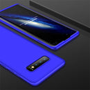 GKK Three Stage Splicing Full Coverage PC Case for Galaxy S10+ (Blue)