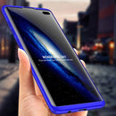GKK Three Stage Splicing Full Coverage PC Case for Galaxy S10+ (Blue)