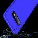 GKK Three Stage Splicing Full Coverage PC Case for Galaxy S10+ (Blue)