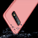 GKK Three Stage Splicing Full Coverage PC Case for Galaxy S10+ (Rose Gold)
