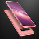 GKK Three Stage Splicing Full Coverage PC Case for Galaxy S10+ (Rose Gold)
