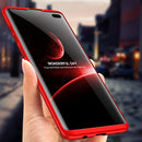 GKK Three Stage Splicing Full Coverage PC Case for Galaxy S10+ (Red)